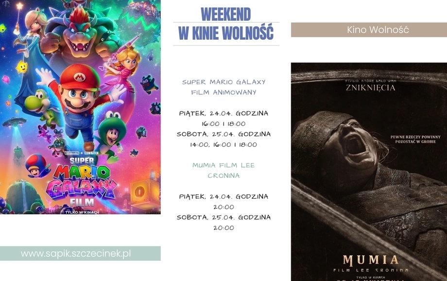 Weekend w Kinie Wolność - SAPiK Szczecinek