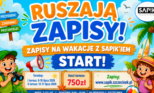 Zdjęcie do Zapisy na Wakacje z Sapikiem - 3....2....1 START! 