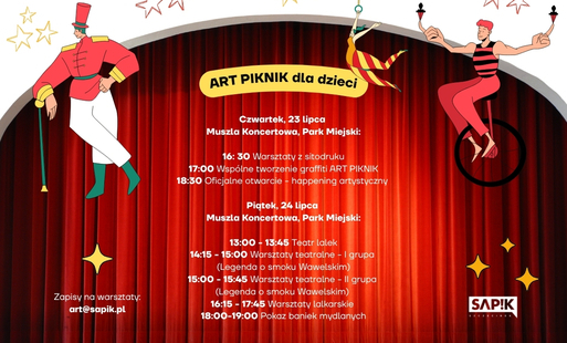 Zdjęcie do Atrakcje dla dzieci podczas Art Piknik Festival
