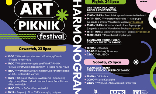 Zdjęcie do Art Piknik Festival - harmonogram wydarzenia! 